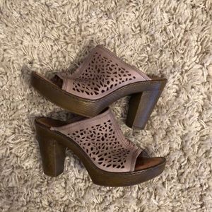 Born Women's Platform Mule Slip On Sandal